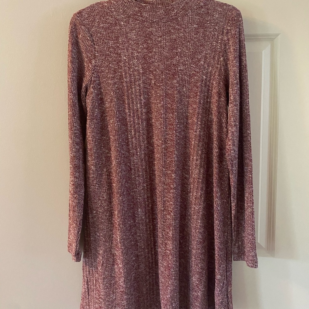 Burgundy dress
